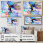 Abstract Creative Blue Flower - Graphic Art Print - Image 6