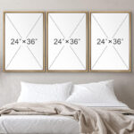 Abstract Vibrant Color Blocks " Mid-Century Multicolor Color Block Shape Abstract Geometric " 3 - Pieces - Image 4