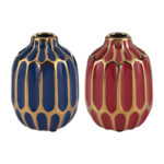 Addington Stoneware Ceramic Vase Modern Decorative Accent with Sculptural Design - Image 5