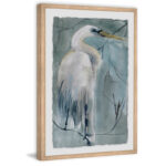 Aife " Perched Crane " by Marmont Hill Painting Print - Image 6