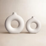 Aionna Ceramic / Porcelain Table Vase (Set of 2)