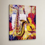All That Jazz Print on Canvas - Image 4