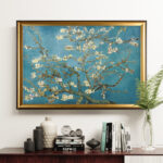 Almond Blossom by Vincent Van Gogh - Picture Frame Print on Canvas - Image 6