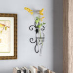 Amphora Vase on Fleur de Lis Sconce - Image 2