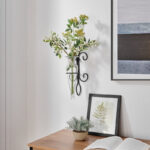 Amphora Vase on Fleur de Lis Sconce - Image 4