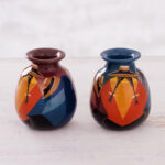Annelis Handmade Ceramic / Porcelain Table Vase (Set of 2) - Image 2