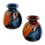Annelis Handmade Ceramic / Porcelain Table Vase (Set of 2) - Image 4