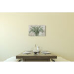 Antwann 'Scented Eucalyptus Neutral' by Danhui Nai, Floral Bouquet in Vase Canvas Wall Art