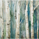 Arjwan " River Birch II " by Carol Robinson Painting Print - Image 4