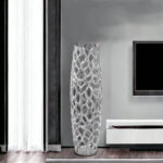 Babylon Rama Twigs Gold Barrel Floor Vase - Image 6