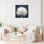 Barroso " Floral And Botanical Pretty View, Modern & Contemporary White " by Oliver Gal - Image 3