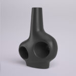 Batur Charcoal Modern Vase - Image 2