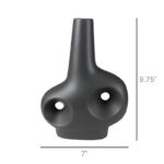 Batur Charcoal Modern Vase - Image 3