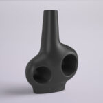 Batur Charcoal Modern Vase - Image 5