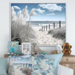 Beach Seascape Dreams Path II - Coastal Beach Wall Art For Living Room - Image 2