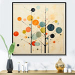 Beige Mid Century Minimalist Masterpiece - Minimalism Wall Art