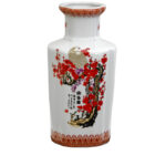 Blue/White 12" Porcelain Table Vase