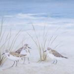 Blue Coastal - Floater Frame Painting Print on Canvas - Image 7