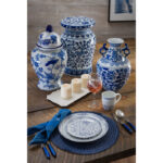 Blue Garden Bird and Blossom Ginger Jar - Image 4