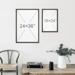 Blue Heron Bird Portrait Coastal Beach Decor - Framed Canvas Master Bedroom Wall Art Set 2 Print - Image 4