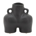 Brezhoneg Stoneware Ceramic Vase with Artistic Sculptural Design and Modern Abstract Aesthetic - Image 4