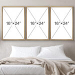 Bright Light Yellow Sun Shine Modern Minimalist Canvas Wall Art Neutral Print Set 3 Pieces Decor - Image 3