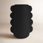 Bronsyn 7" Decorative Dolomite Vase Contemporary Eared Flower Vases for Home, Office Decorative Table