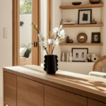 Bronsyn 7" Decorative Dolomite Vase Contemporary Eared Flower Vases for Home, Office Decorative Table - Image 4