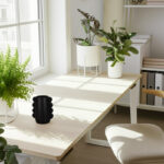 Bronsyn 7" Decorative Dolomite Vase Contemporary Eared Flower Vases for Home, Office Decorative Table - Image 6