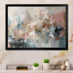 Brushstroke Abstract Painting I - Abstract Collages Large Wall Art