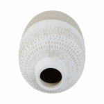 Carlile Stoneware Ceramic Vase with Carved Texture and Contemporary Casual Home Design - Image 7
