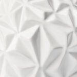 Carneal 6" White Geometric Ball Ceramic Table Vase - Image 6