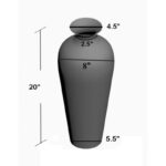 Casiodoro Handmade Metal Floor Vase - Image 4