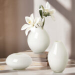 Cecile 3-Piece Hand-Blown Glass Vase Set - Image 2