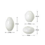 Cecile 3-Piece Hand-Blown Glass Vase Set - Image 5