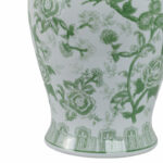 Ceramic Chinoiserie Ginger Jar Decorative Lidded Vessel in Classic Oriental Style - Image 4