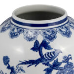 Ceramic Chinoiserie Ginger Jar with Lid - Image 4