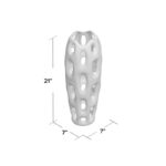 Ceramic Decorative Vase with Cut Out Designs - Image 5