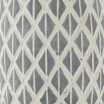 Ceramic Decorative Vase with Diamond Pattern - Image 3