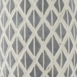 Ceramic Decorative Vase with Diamond Pattern - Image 7