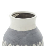 Ceramic Decorative Vase with Diamond Pattern - Image 8
