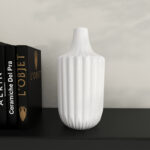 Ceramic Fluted Decorative Vase