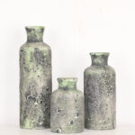 Ceramic Vase 3 Piece Set, Farmhouse Decor Ceramic Small Vase For Country Home Decoration, Decorative Vase For Flowers - Image 5