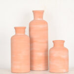 Ceramic Vase 3 Piece Set, Farmhouse Decor Ceramic Small Vase For Country Home Decoration, Decorative Vase For Flowers - Image 6