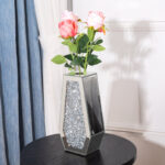 Cerrie 12" Glass Table Vase With Water Holder Container - Image 3