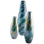 Chalcedony Glass Table Vase - Image 2