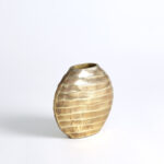 Chased Oval Vase-Antique Brass - Image 6