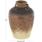 Classen Magnesium Oxide Mediterranean Inspired Decorative Copper Vase - Image 5