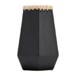 Claudene Boho Stoneware Ceramic Vase with Handwoven Detailing and Geometric Design - Modern Decorative Accent for Eclectic Interiors. - Image 7