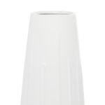 Cosmoliving By Cosmopolitan White Ceramic Contemporary Vase - Image 6